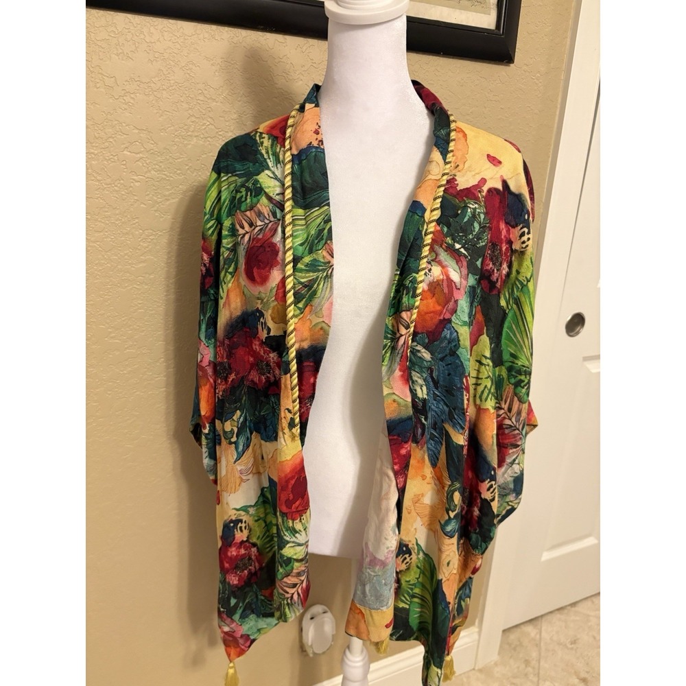 Soft Surroundings Amora Topper Kimono Jacket, L/XL